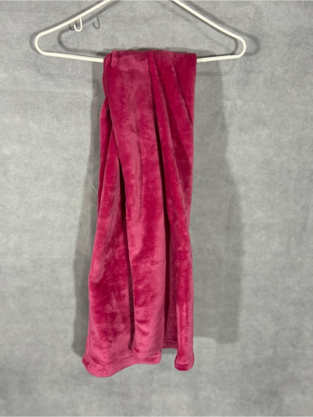 Women’s Plush Fuchsia Robe Wrap – Soft Cozy Loungewear